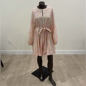 H&M HM Spring Floral Long Sleeve Women’s Dress Size Medium